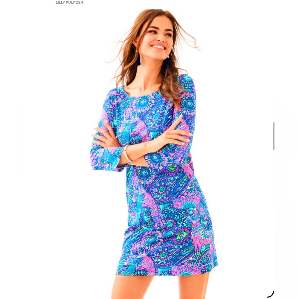 Lilly Pulitzer Bay Dress in the print  “No -Prob- Llama .